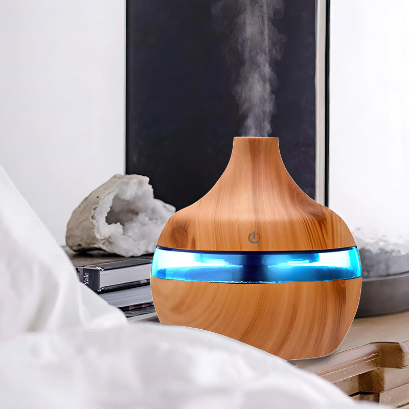 Увлажнитель воздуха PROSTORE ONE с LED подсветкой, 7 цветов, функция ароматерапии, 50 мл/ч, резервуар 300 мл фото - 7