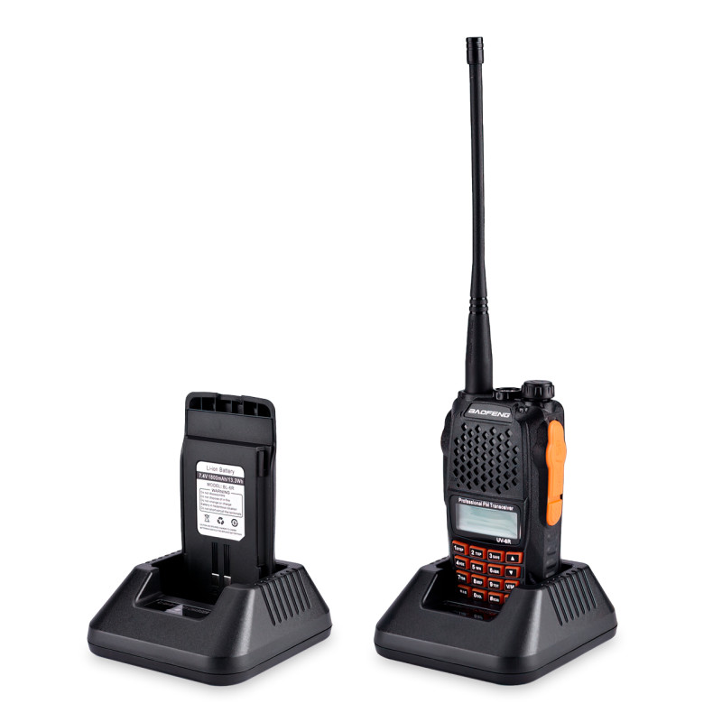 Радиостанция Baofeng UV-6R с радиусом до 10 км,  VHF/UHF, 1800 мА/ч фото - 2