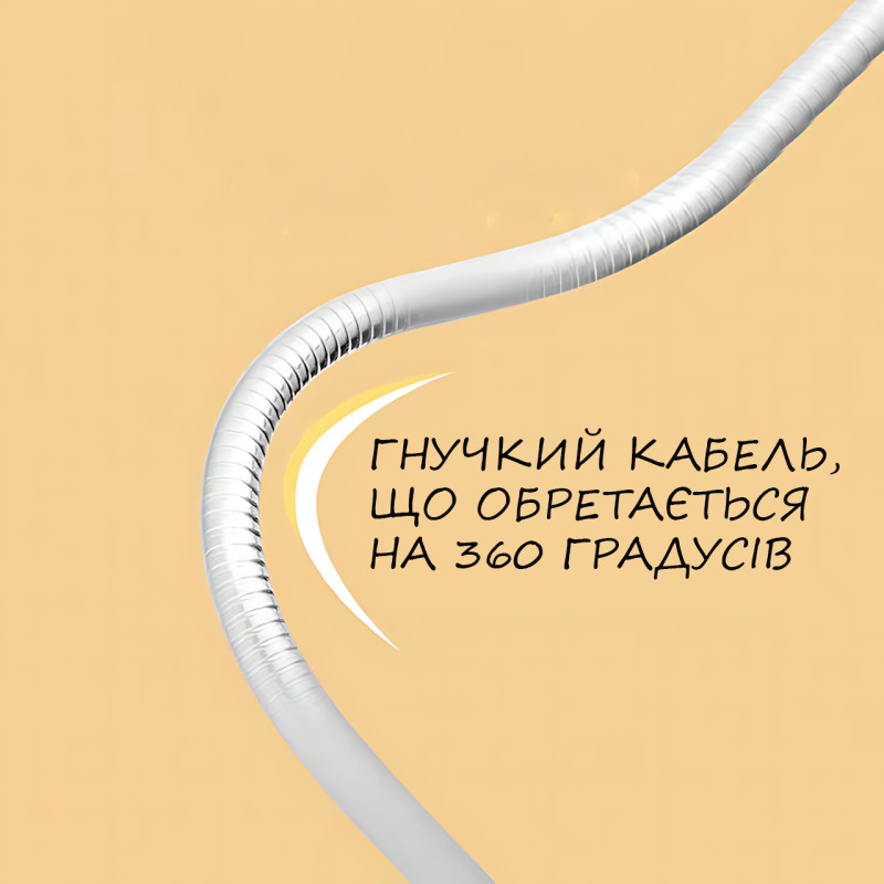Настільна лампа К868 з підставкою для мобільного, канцелярії, з 3 режимами світла, USB-зарядкою фото - 2