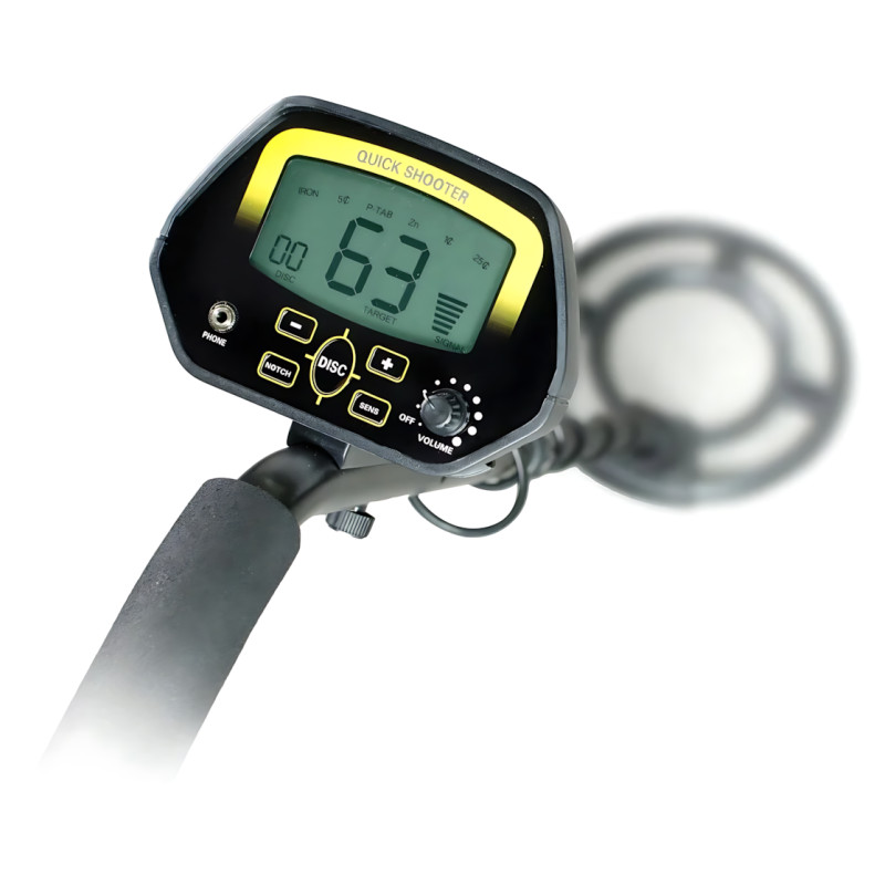 Металошукач MD-3030 з LCD-дисплеєм, тритональною дискримінацією і глибиною виявлення до 1,2 м фото - 8