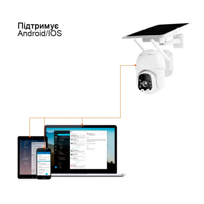 Камера видеонаблюдения XF-DC19-F на солнечной батарее (EseeCloud) фото - 7
