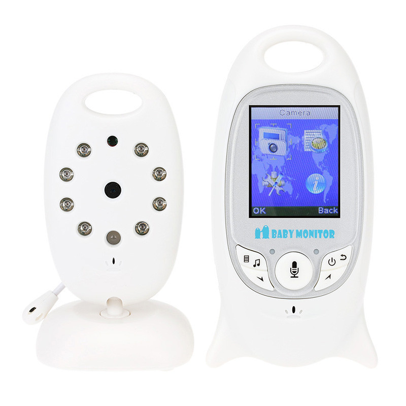 Відеоняня Baby Monitor VB601 портативний дисплей, вимірювання температури та шуму фото - 3