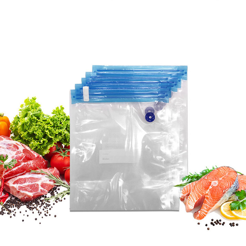 Комплект для вакуумной упаковки продуктов Always Fresh Seal Vac, вакуумный упаковщик еды и вещей, 6 пакетов фото - 6