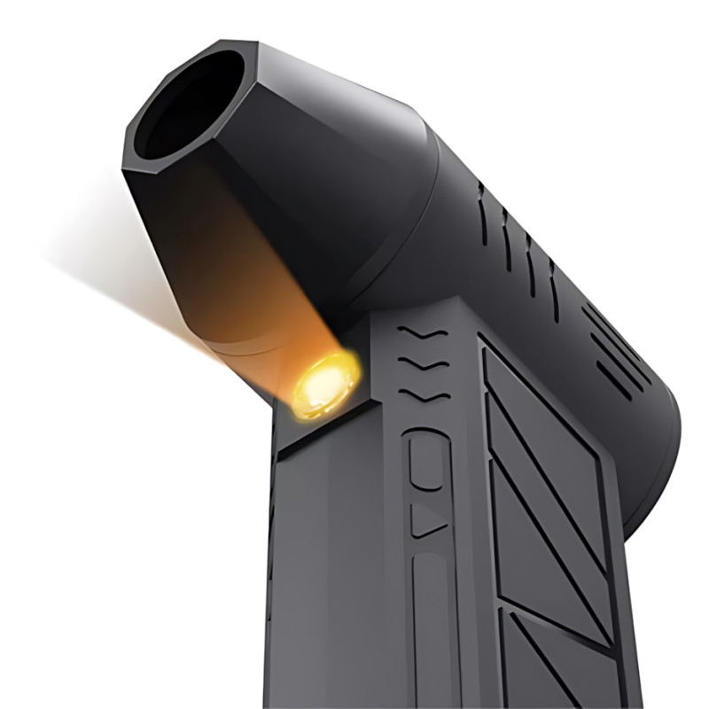 Акумуляторний турбовентилятор Mini Jet Fan ZY7400-SE-PRO — 5000 мА·год, 39,5 м/с, магнітна насадка, USB фото - 5