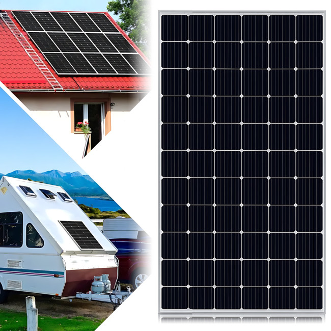 Солнечная панель Wimpex WX-25000, 250W, 36.04V, 6.94A - монокристаллическая, для аккумуляторов, 167х77 см