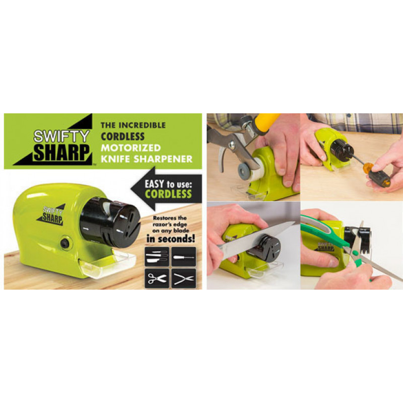 Точилка для ножей и ножниц на батарейках Swifty Sharp фото - 4