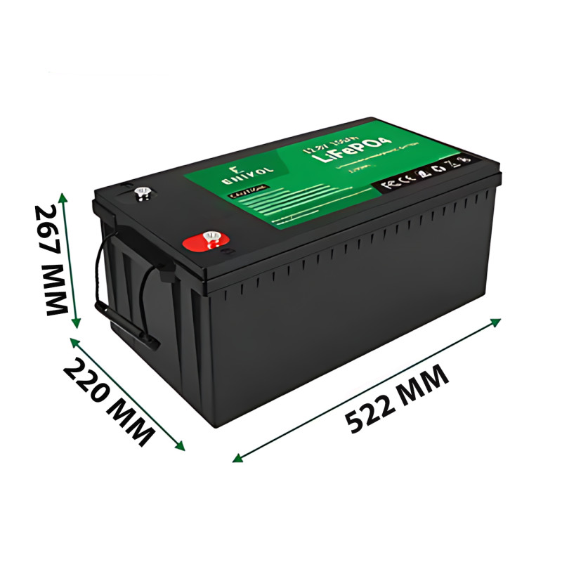 LiFePO4 акумулятор 12.8 V 300 Ah — 18 кг, 6000+ циклів, BMS 250A фото - 8