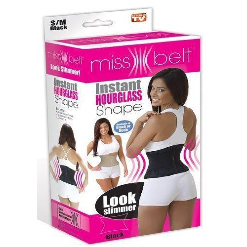 Стягуючий пояс для схуднення Miss Belt Instant Hourglass Shape фото - 4