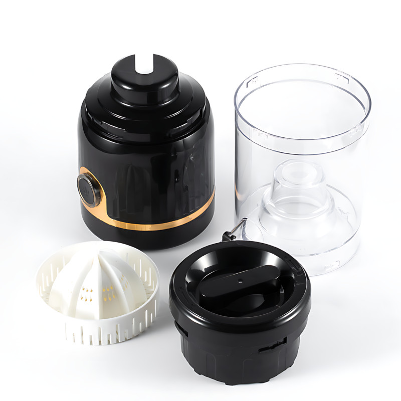 Соковыжималка для цитрусовых Domotec MS-613, 45 Вт, 250 мл, реверс, тихая работа, компактная, носик антикапля, разборная, черный фото - 7