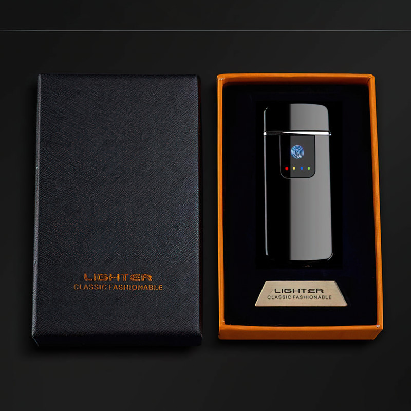 Запальничка спіральна LIGHTER FIRE, електрична, сенсорна, нагрівши за 8 секунд, заряджання від USB, чорний фото - 7