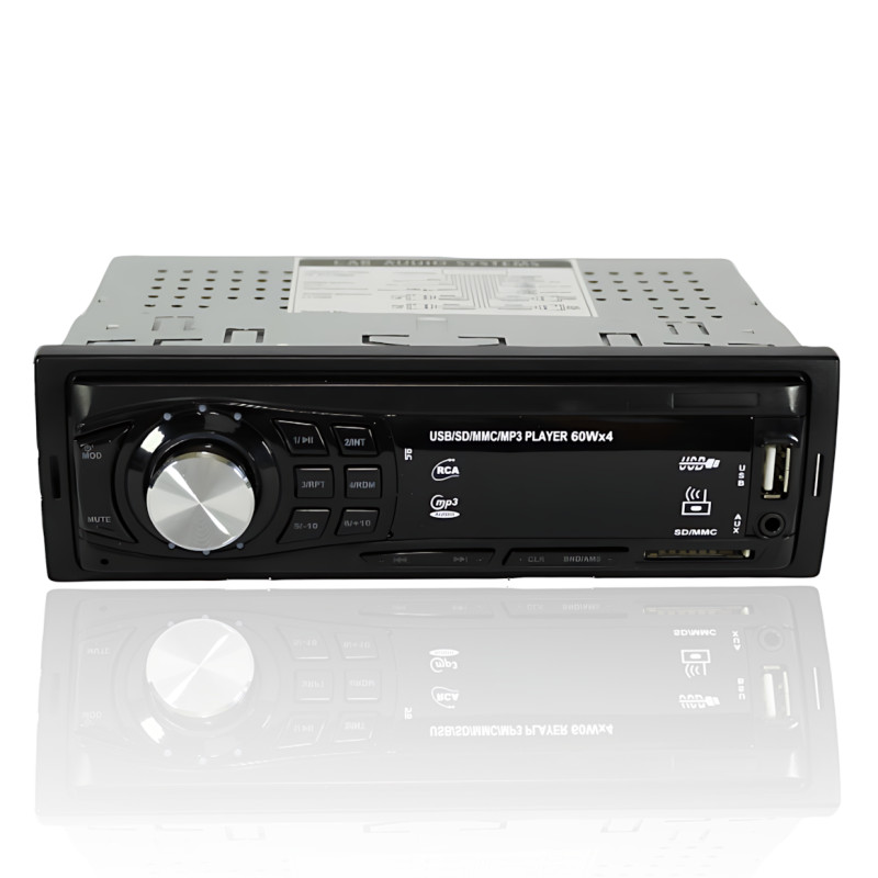 Автомагнітола MP3 JSD 306BT ISO зі знімною панеллю, 60Wx4, OEL-дисплей, трисмуговий органайзер, FM, AUX, RCA фото - 2