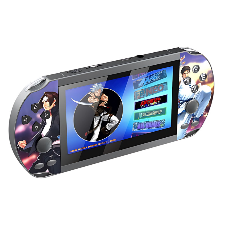 Игровая портативная консоль M7 4.3" IPS, 10000 игр,  2GB RAM + 64GB ROM, PSP PS1 N64, Linux EmuELEC, 1500 мАч фото - 5