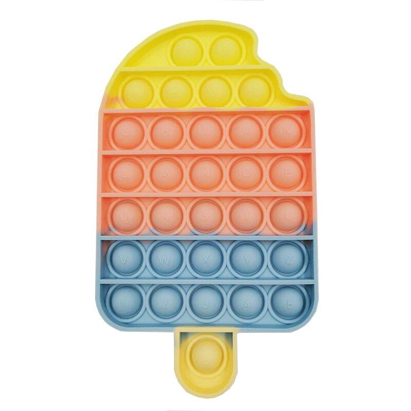 Великий силіконовий POP it Pineapple BUSTER (Ананас), Поп іт веселка фото - 5