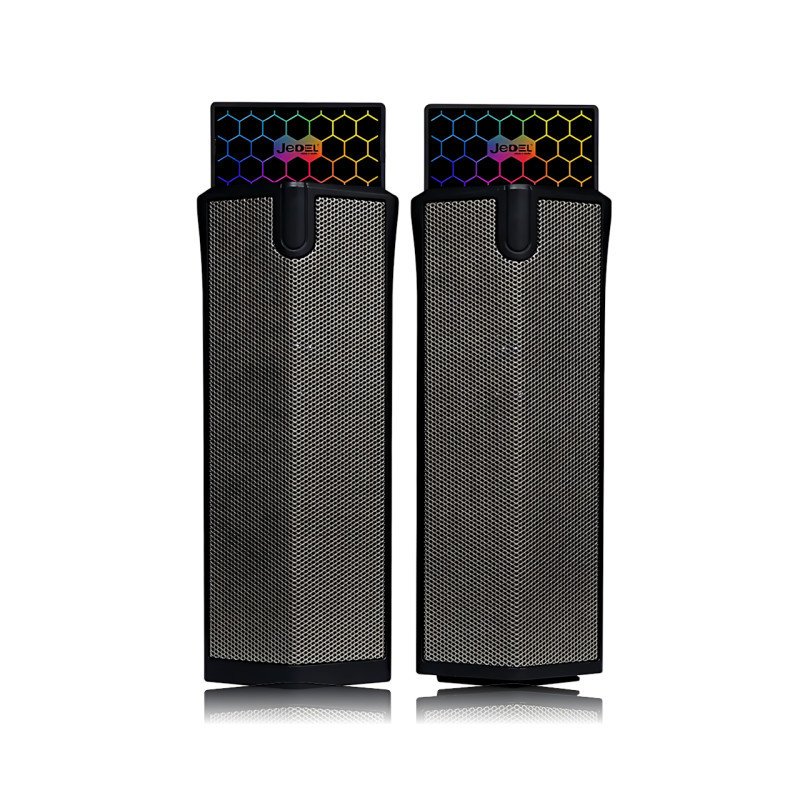 Саундбар JEDEL S562 – стерео 6 Вт, Колонки для PC 2.0 USB, RGB-подсветка, AUX фото - 2