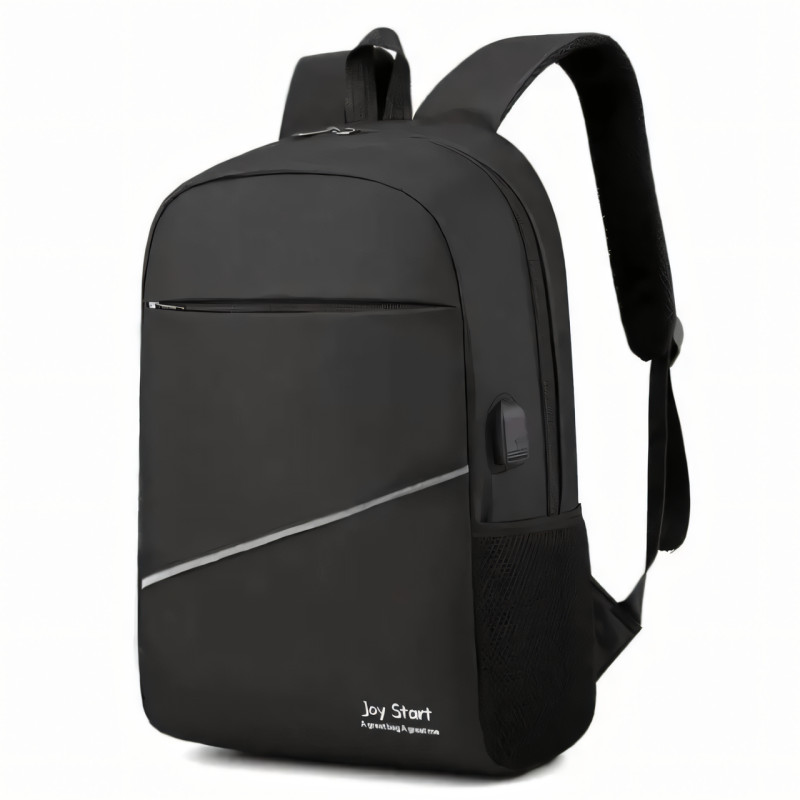 Міський рюкзак Joy Start js974 1937, чорний рюкзак для ноутбука з USB, 18 л, 45х29х14 см фото - 3