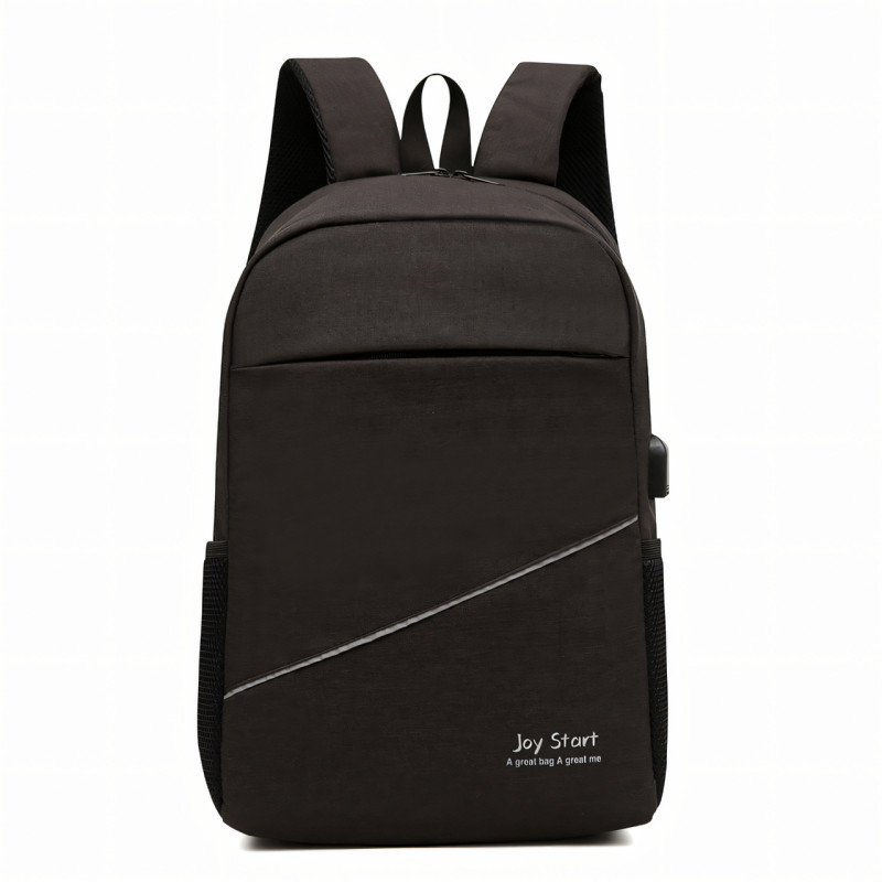 Міський рюкзак Joy Start js974 1937, чорний рюкзак для ноутбука з USB, 18 л, 45х29х14 см фото - 2