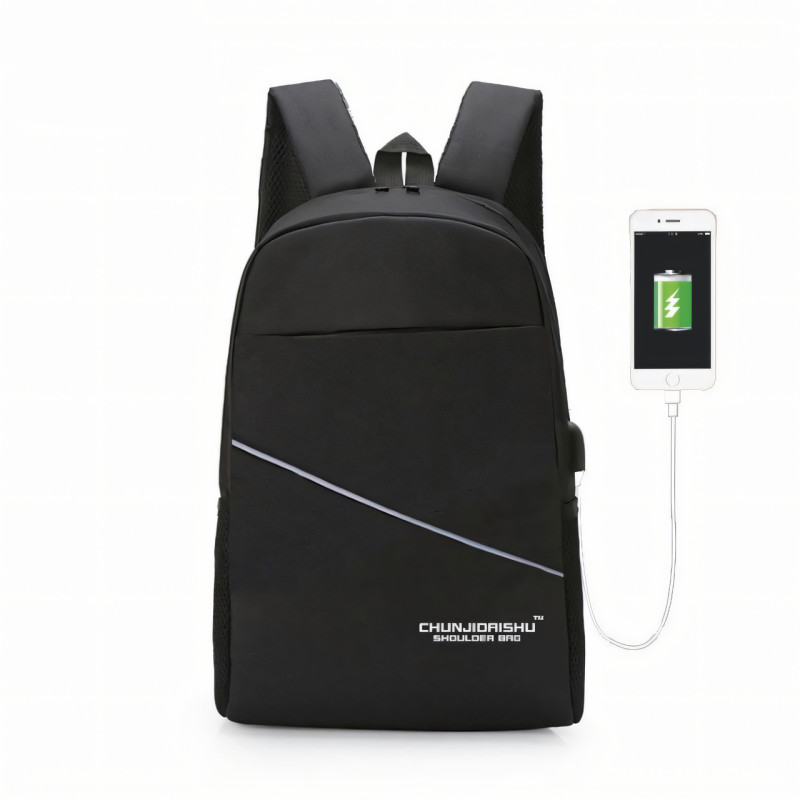 Міський рюкзак Joy Start js974 1937, чорний рюкзак для ноутбука з USB, 18 л, 45х29х14 см фото - 5