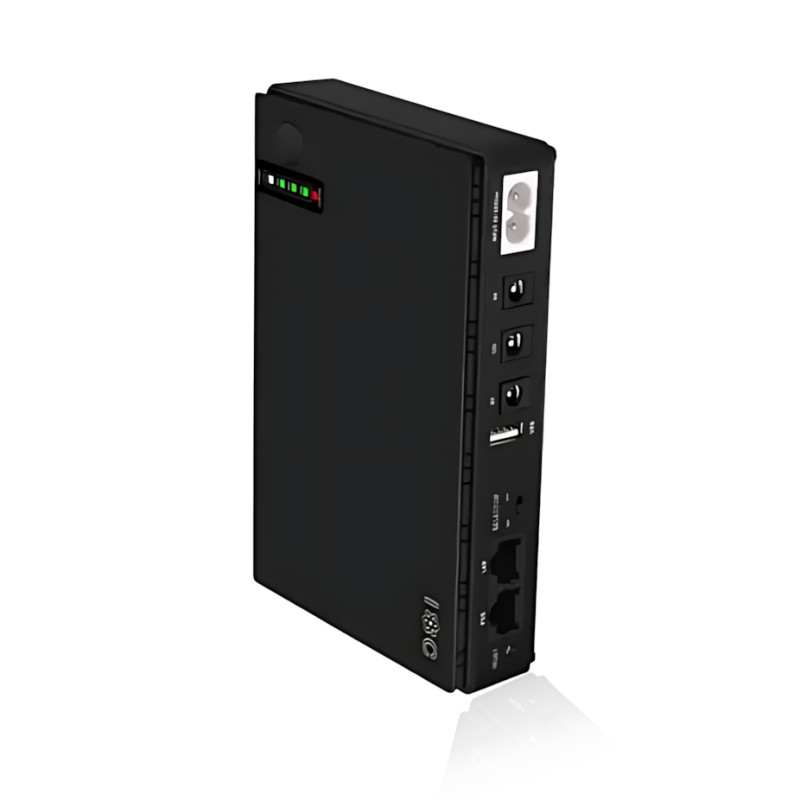Джерело безперебійного живлення 10400mAh, UPS безперебійник для роутера та медіаконвертера DC1018P 18 Вт 5/9/12В фото - 5