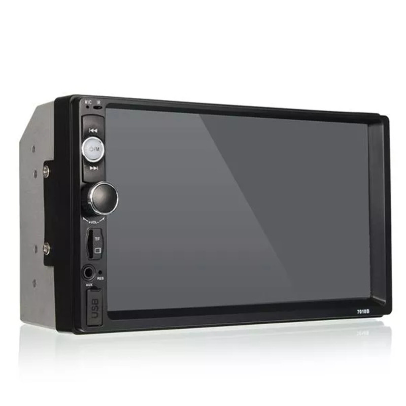 Автомагнітола 2Din сенсорна, Bluetooth AMP 7010B Slim, пульт в комплекті фото - 2