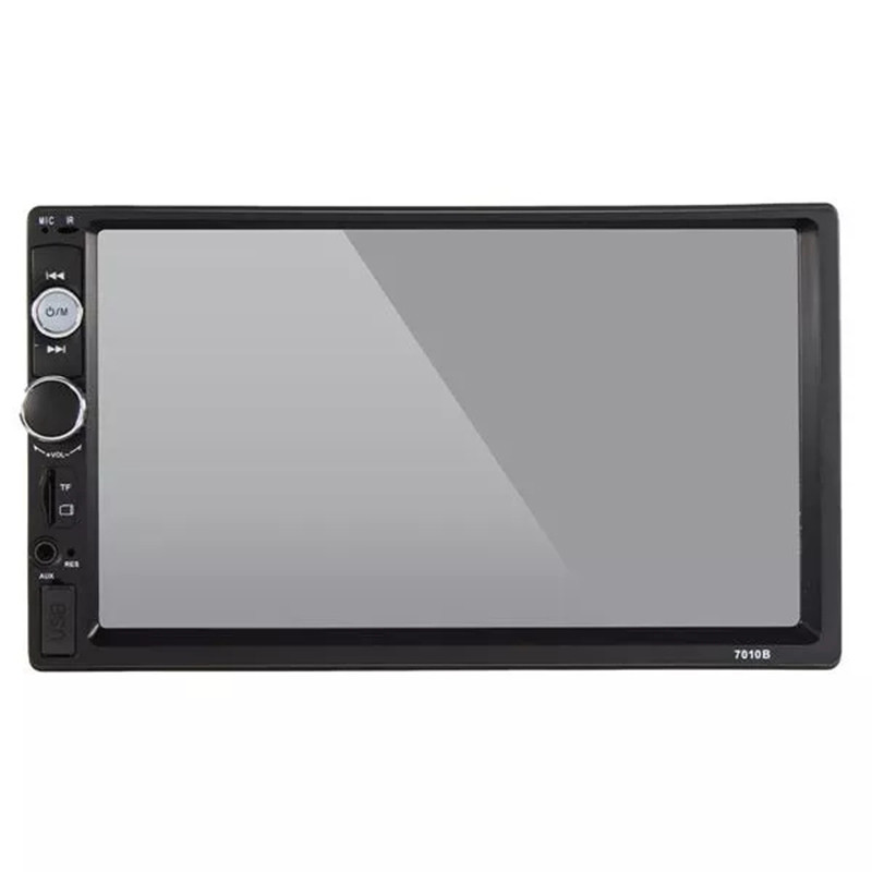 Автомагнітола 2Din сенсорна, Bluetooth AMP 7010B Slim, пульт в комплекті фото - 3