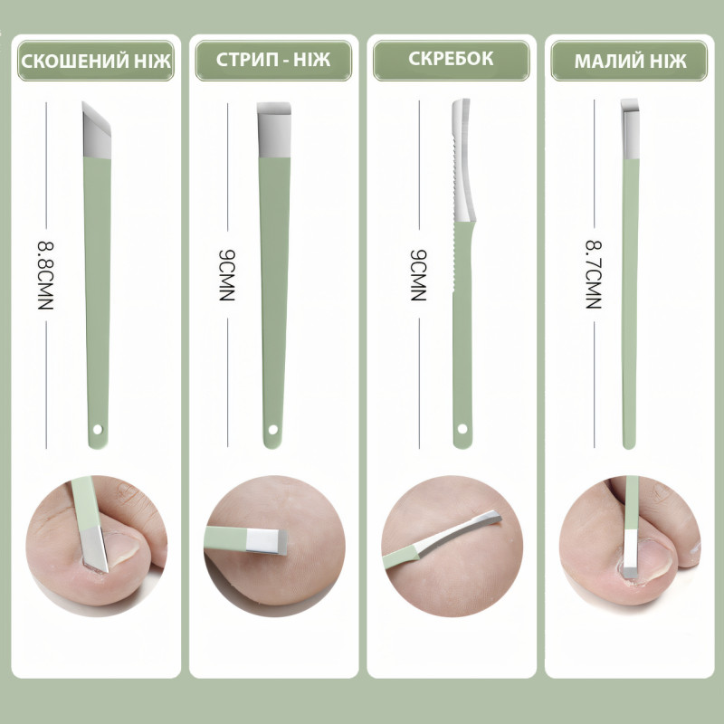 Маникюрный набор Manicure из нержавеющей стали в сумке, набор для педикюра 18 предметов фото - 2