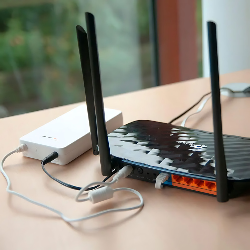 Джерело безперебійного живлення для роутера Ni-MH BBU15-D-T, мініUPS для IP-камер, 12 В, 4 акумулятори фото - 4