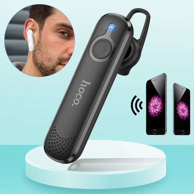 Bluetooth гарнітура HOCO E63, бездротова гарнітура хендсфри Diamond business BT зі звуковими підказками