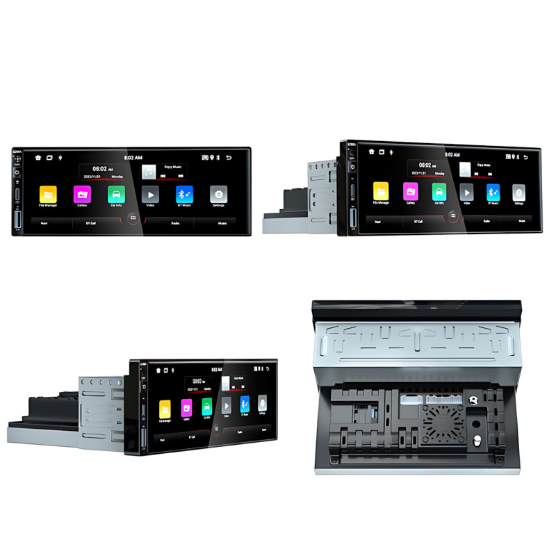 ​​​​​​​Автомагнитола 6288A 1din, на Android, 2/32Gb, 4х60W,с 6.9" экраном, GPS, WiFi, Dual Zone, Bluetooth фото - 2