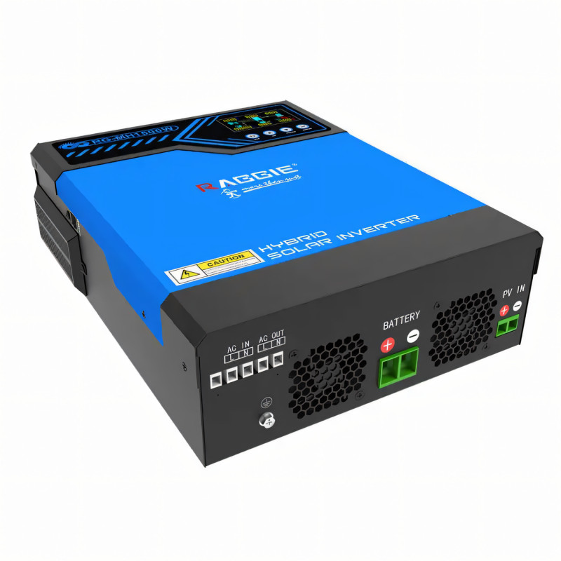 Гібридний інвертор Raggie RG-MH1500W 12 V MPPT-80A із зарядним пристроєм для сонячних панелей фото - 4