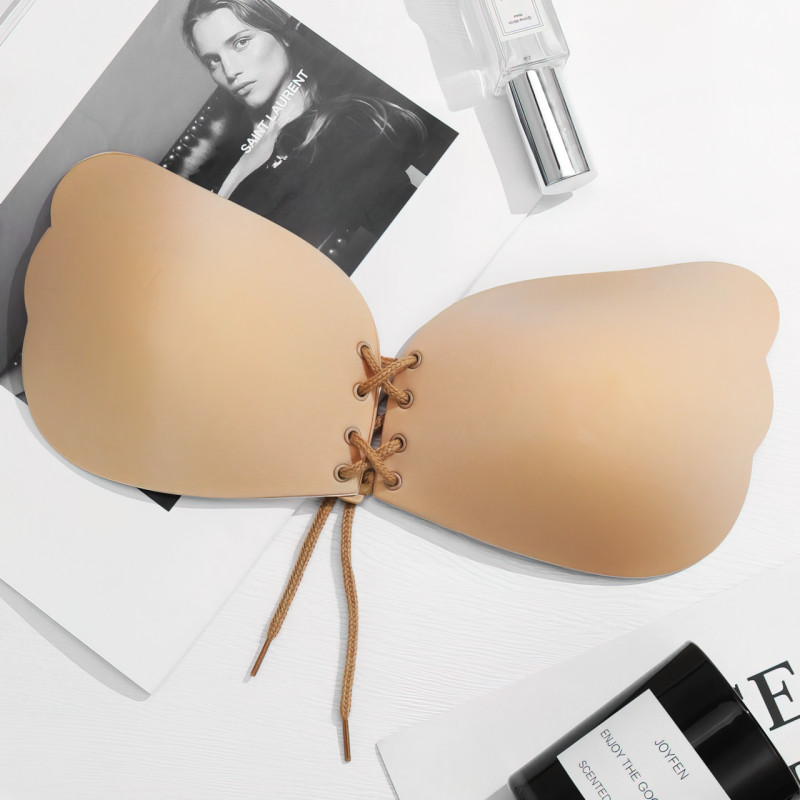 Бюстгальтер-невидимка Fly Bra, без бретельок, безшовний, з Push-Up, розміри A, B, C фото - 8