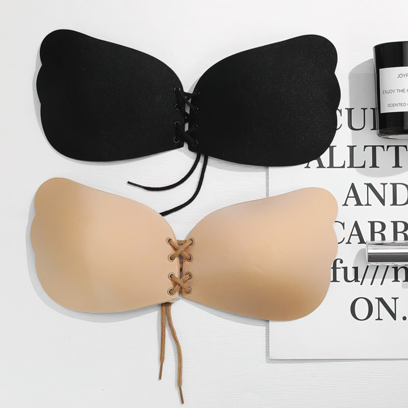 Бюстгальтер-невидимка Fly Bra, без бретельок, безшовний, з Push-Up, розміри A, B, C фото - 4