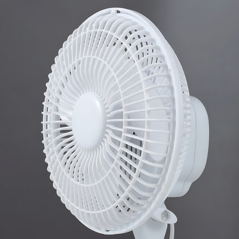 Настільний вентилятор MS-1623 Fan 2 в 1 з прищіпкою, 6" (15 см), 3 режими, поворот 90°, від 220 В фото - 9