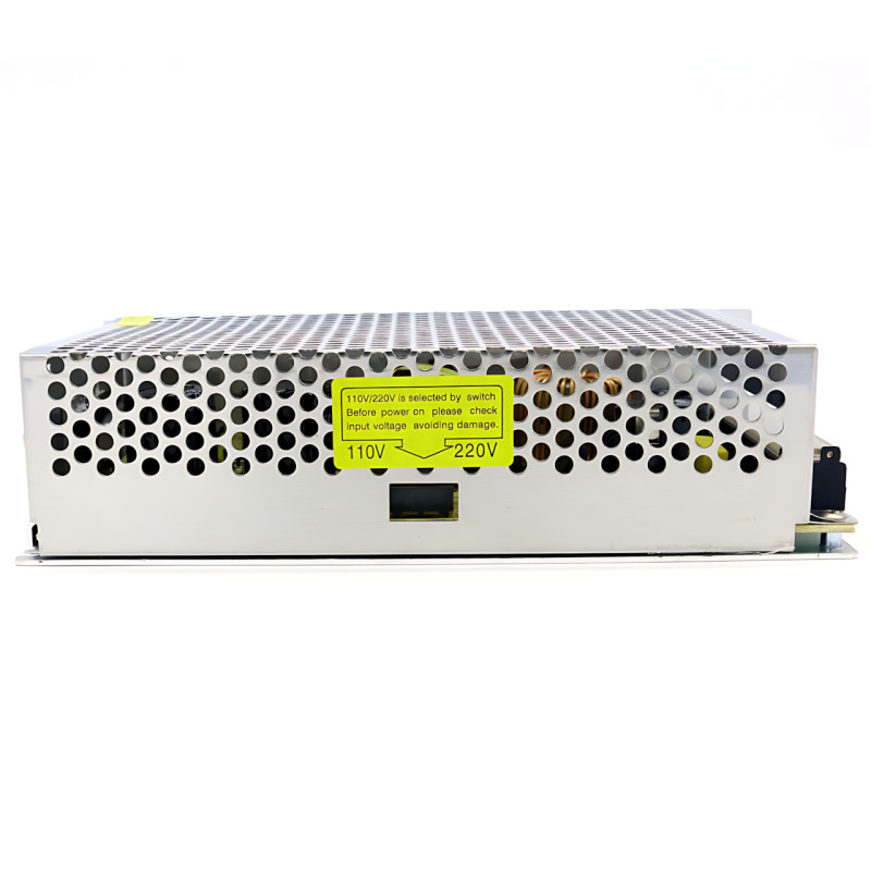 Адаптер живлення 12 V 20 A METAL, імпульсний блок живлення 220 В-12 В у перфорованому металевому корпусі, із захистом від КЗ фото - 5