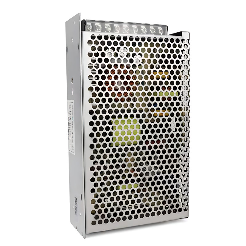 Адаптер живлення 12 V 20 A METAL, імпульсний блок живлення 220 В-12 В у перфорованому металевому корпусі, із захистом від КЗ фото - 6