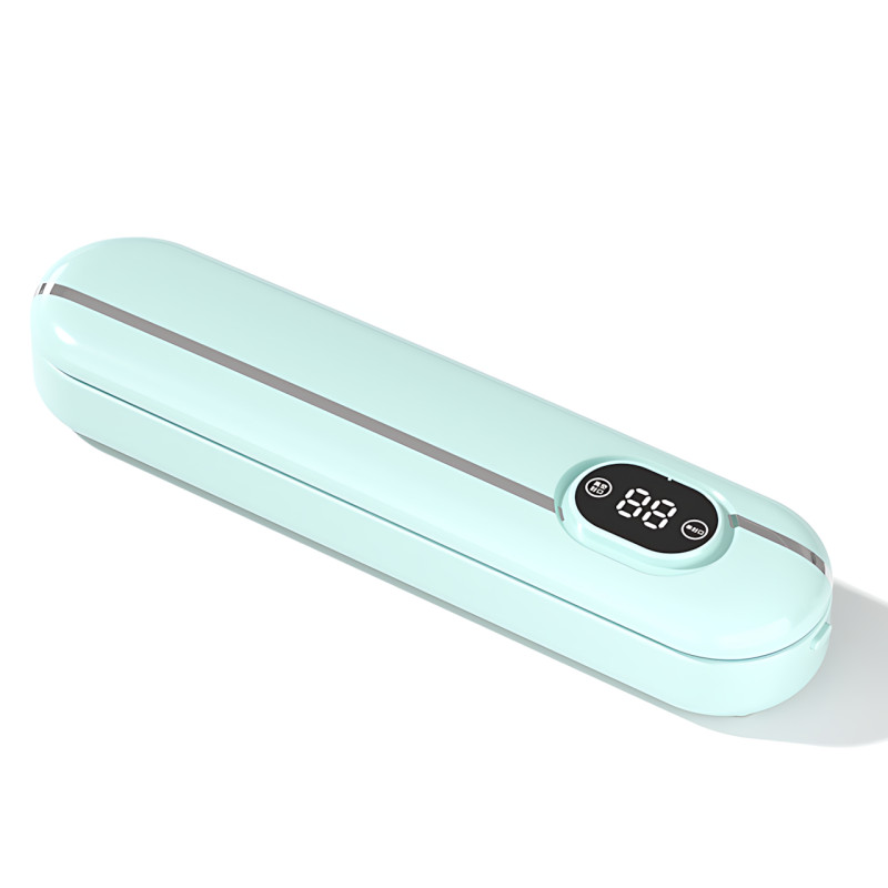 Вакуумний пакувальник продуктів Vacuum Sealer YQ-666, 300 Вт, дисплей, для сухого/вологого паковання + 10 пакетів фото - 2
