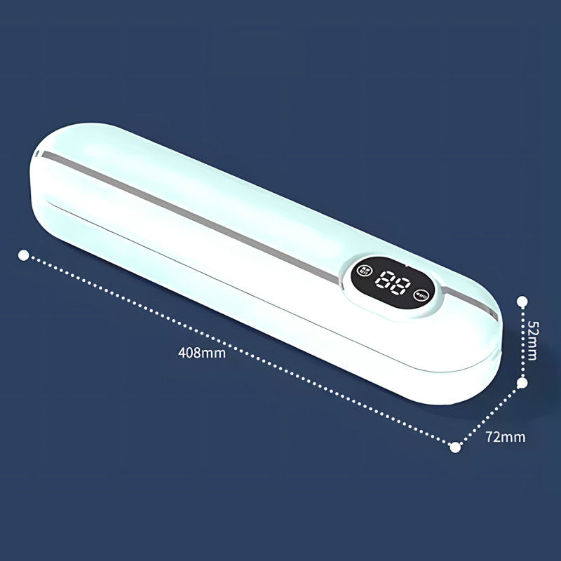 Вакуумний пакувальник продуктів Vacuum Sealer YQ-666, 300 Вт, дисплей, для сухого/вологого паковання + 10 пакетів фото - 10