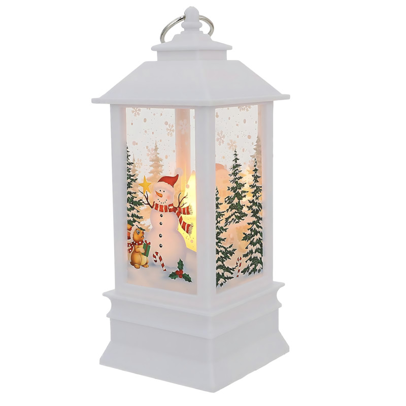 Ночник Рождественский &laquo;Фонарь&raquo; 13 см &mdash; LED-подсветка, декоративный светильник из ПВХ и акрила фото - 4