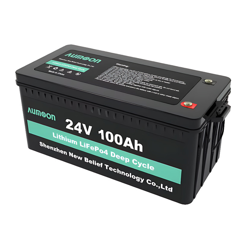 Аккумулятор ENERSUN LiFePO4 25,6В 100Ач 2,56кВт с Bluetooth і BMS для ДБЖ AUMOON фото - 2
