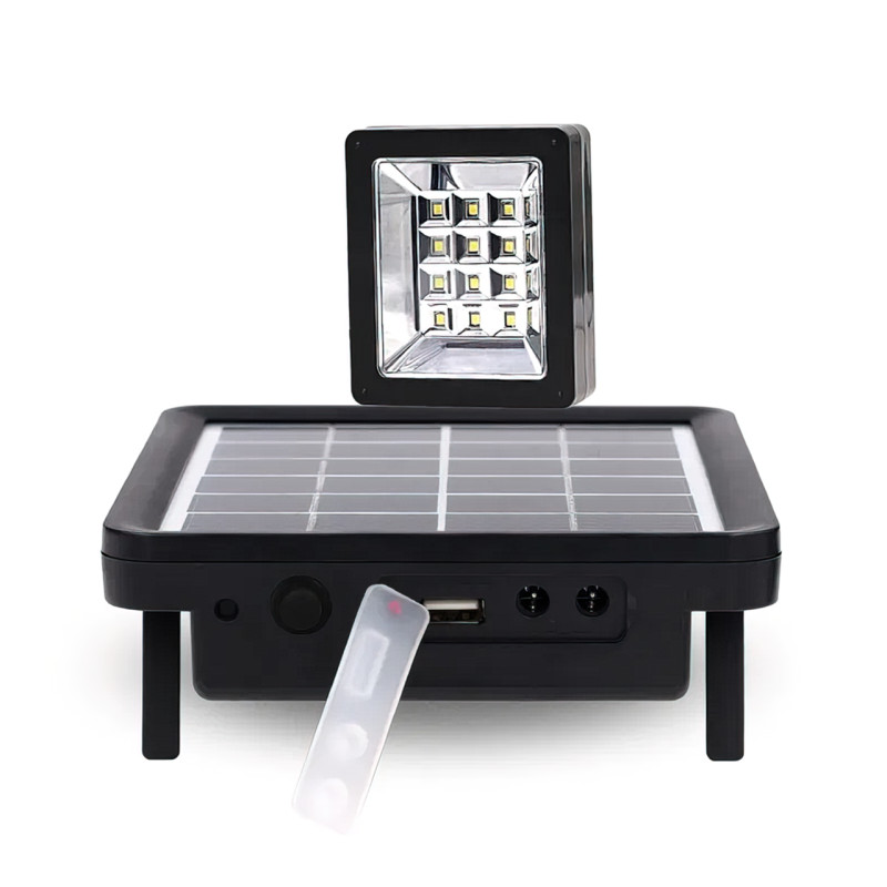 Прожектор із сонячною панеллю EasyPower EP-07 з датчиком руху, 1500 мА/год, SMD, IP66 фото - 3