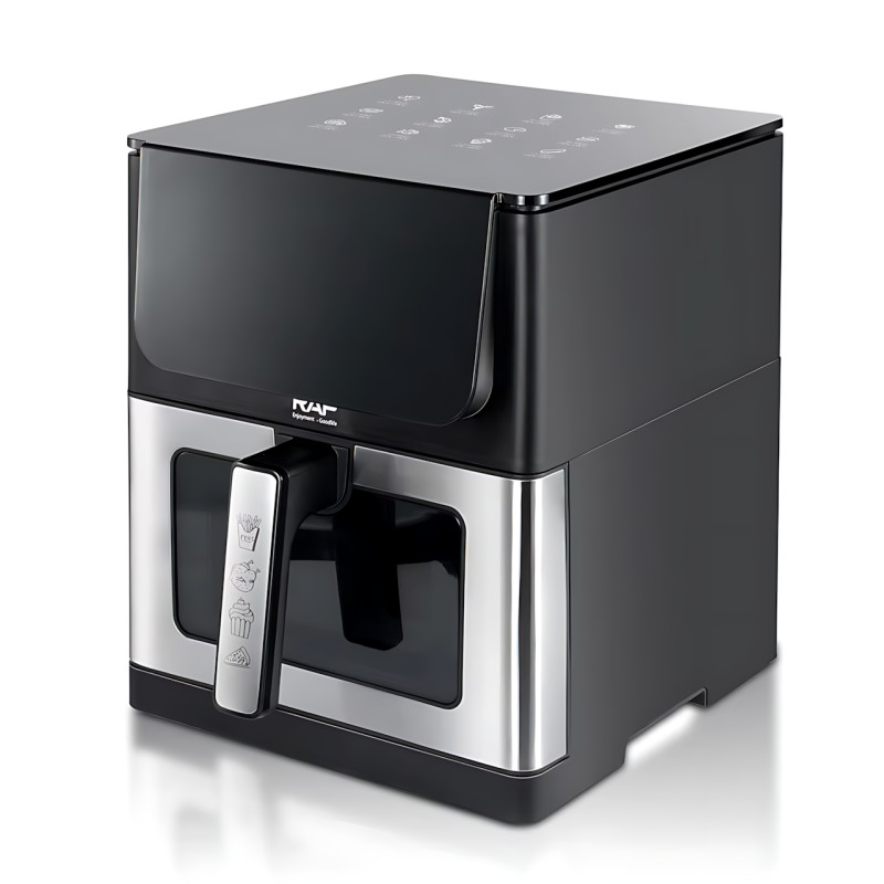 Аэрогриль Air Fryer RAF R.5290, 8 л, 1800 Вт, цифровое управление, LED-дисплей, 360° конвекция, гриль фото - 3