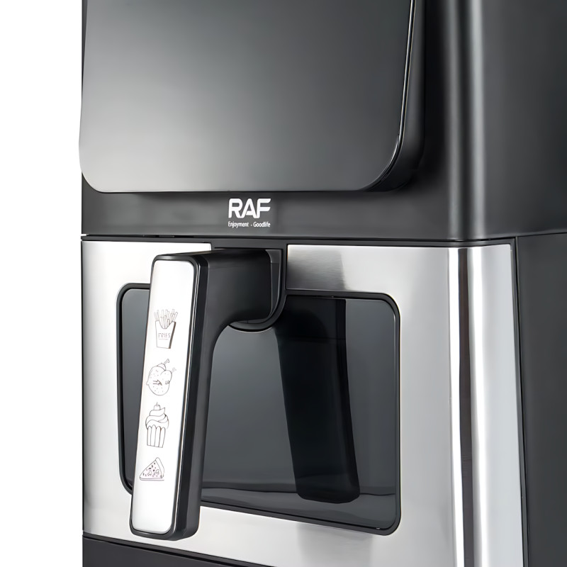 Аэрогриль Air Fryer RAF R.5290, 8 л, 1800 Вт, цифровое управление, LED-дисплей, 360° конвекция, гриль фото - 6