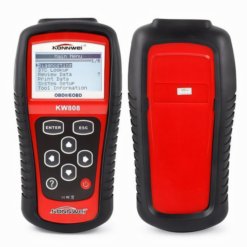 Автовихід OBDII/EOBD scanner KW 808, універсальний автомобільний сканер фото - 3