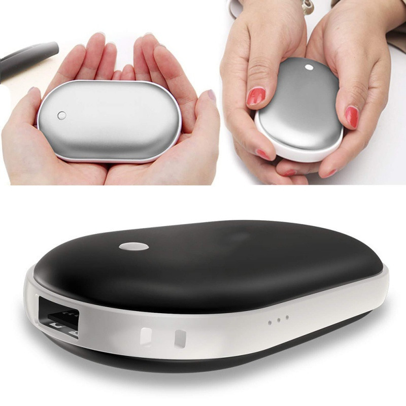 Портативное зарядное с подогревом рук Power bank heater 5200 mAh фото - 6
