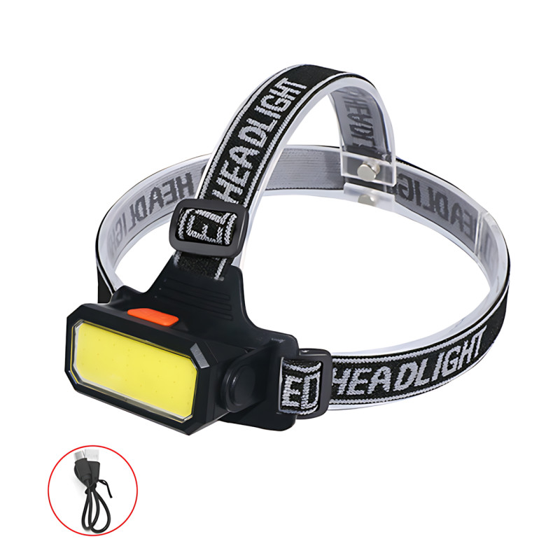 Налобный фонарь аккумуляторный Bailong BL-5120, с micro USB, белым и красным светом фото - 5