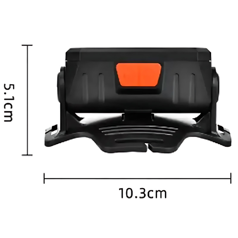 Налобный фонарь аккумуляторный Bailong BL-5120, с micro USB, белым и красным светом фото - 9
