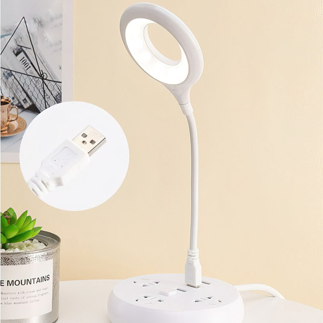Гнучка кільцева LED-лампа світильник USB LK-50, 1.5 Вт