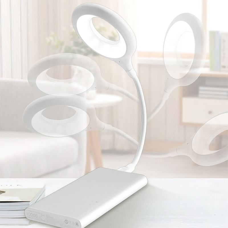Гнучка кільцева LED-лампа світильник USB LK-50, 1.5 Вт фото - 5
