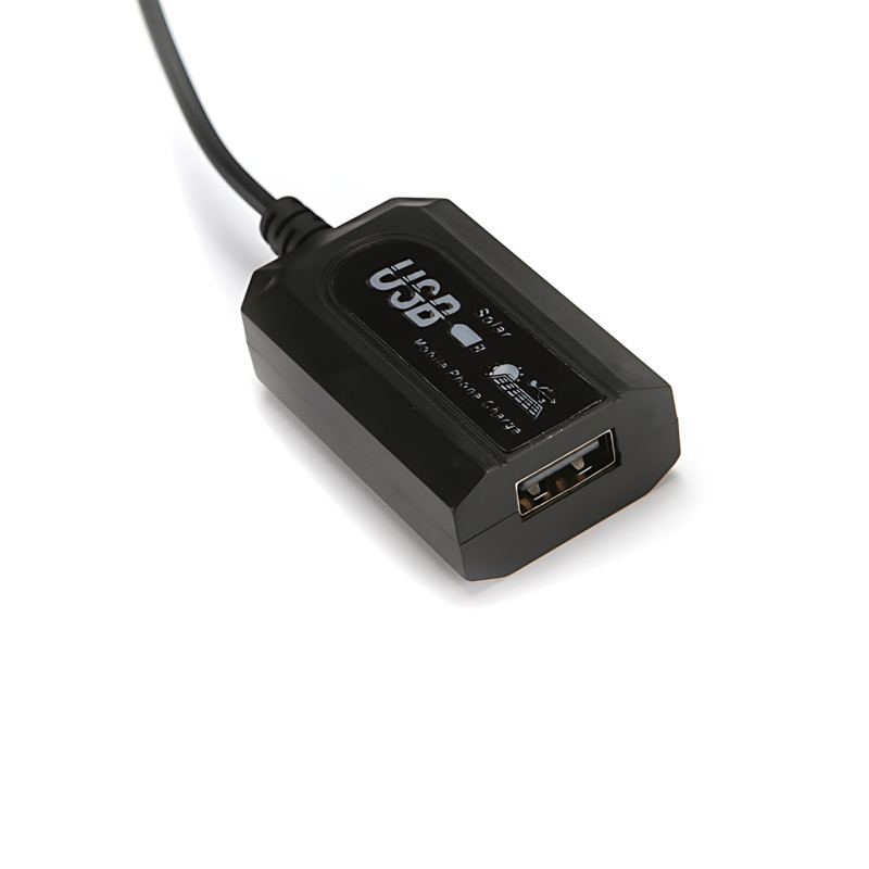 Рюкзак із вбудованою сонячною батареєю 10w і USB-виходом GDTIMES GD-1320SL, чорний фото - 3