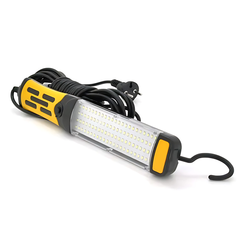 Фонарь переносной BL-9096, 96 LED, 20W, 1300 Лм, кабель 9 м, магнит + крючок, от сети 220В, для СТО, гаража фото - 2