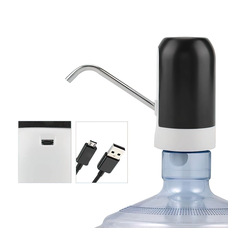 Сенсорная помпа для бутылки CHARGING PUMP, 3.8 Вт, аккумуляторная, зарядка от USB фото - 6